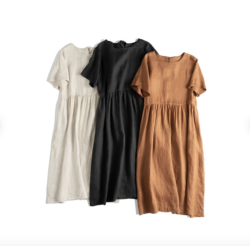 Casual Linen Dress/ Linen Dress For Women/ Loose linen dress