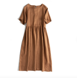 Casual Linen Dress/ Linen Dress For Women/ Loose linen dress