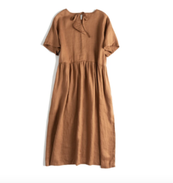 Casual Linen Dress/ Linen Dress For Women/ Loose linen dress